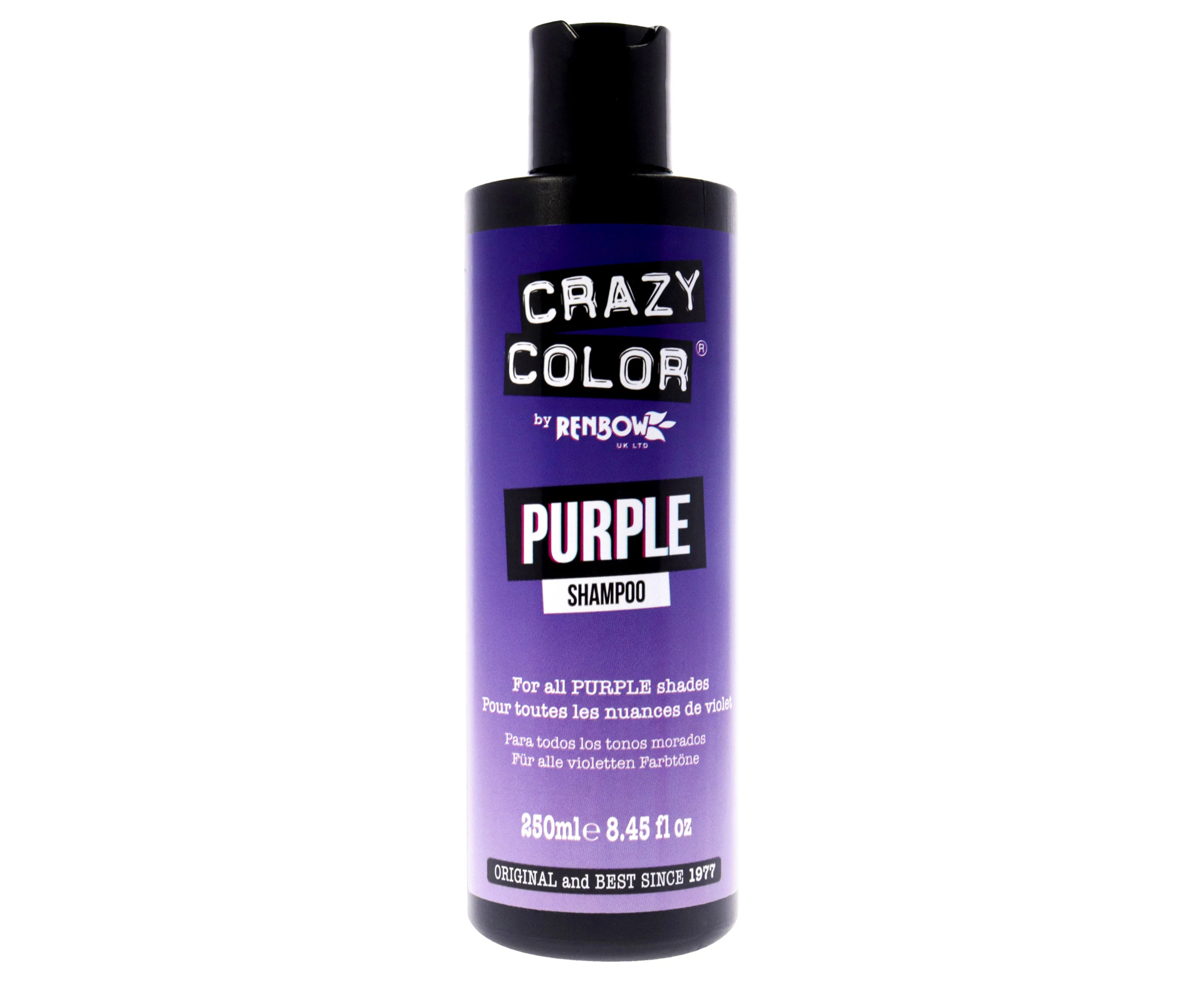 Crazy Color Vibrant Color Shampoo - Purple For Unisex 8.45 oz Shampoo