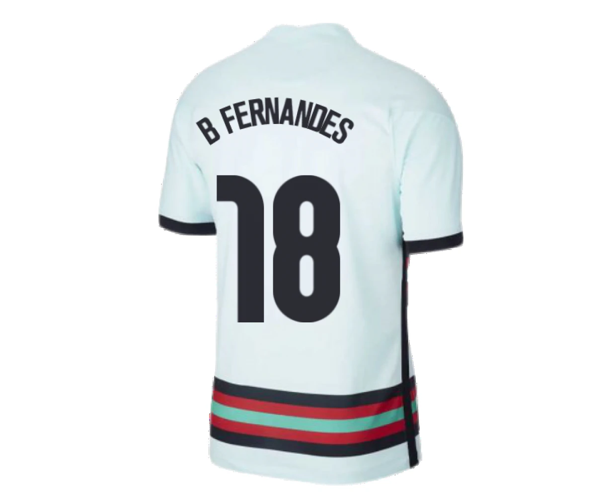 2020-2021 Portugal Away Nike Football Shirt (B Fernandes 18)