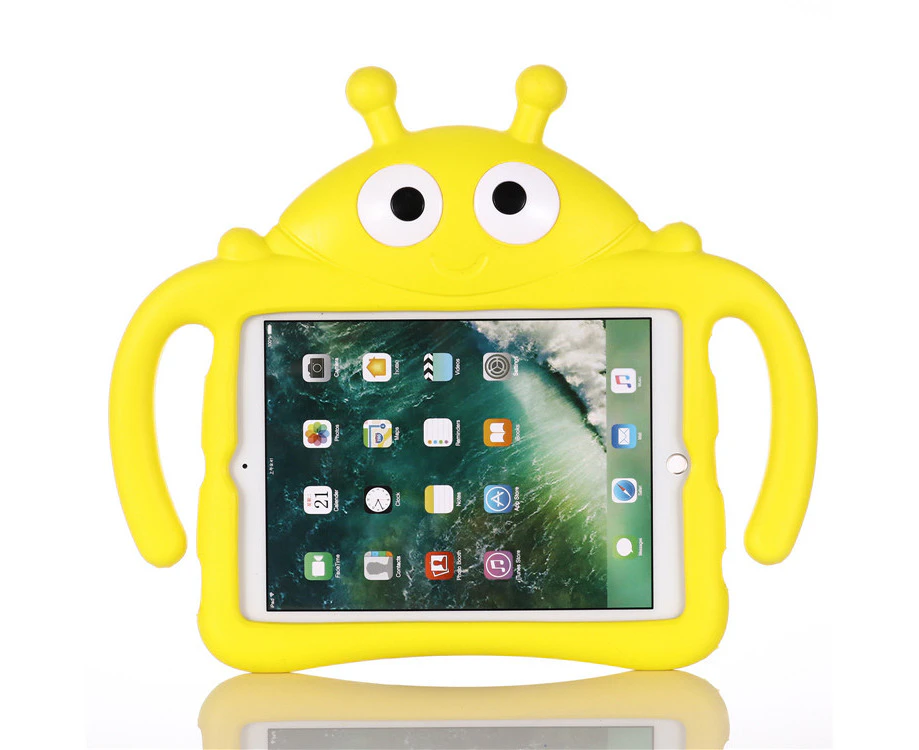 DK iPad 9.7 Inch (2017-2018)iPad 6th/5th for Kids Tablet Case with Handle and Stand-Yellow