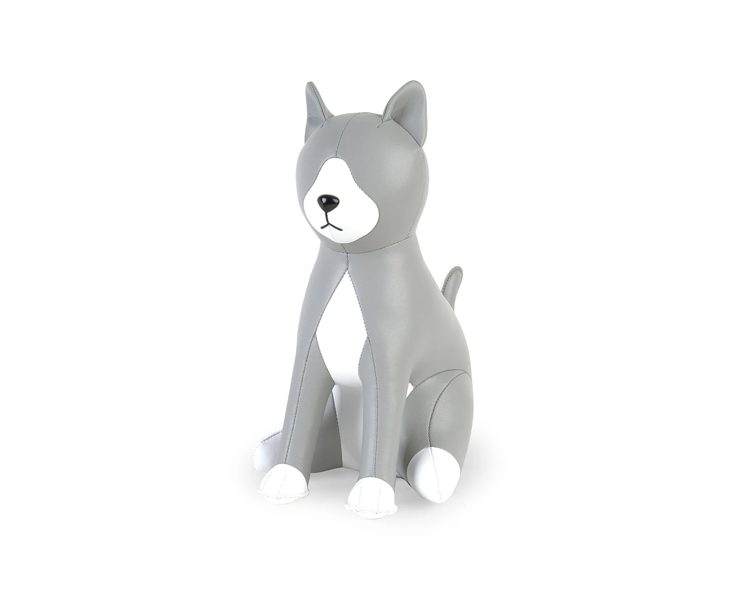 Bookend Cat Tuxedo Grey