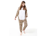 Costume Bay Adult Unisex Leopard Bear Onesie Kigirumi Animal Pajamas Halloween Costume Jumpsuit Sleepwear