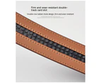 Men’s Ratchet Belt, Leather Adjustable Slide Belt For Men’s Dress Casual Pant-A-style