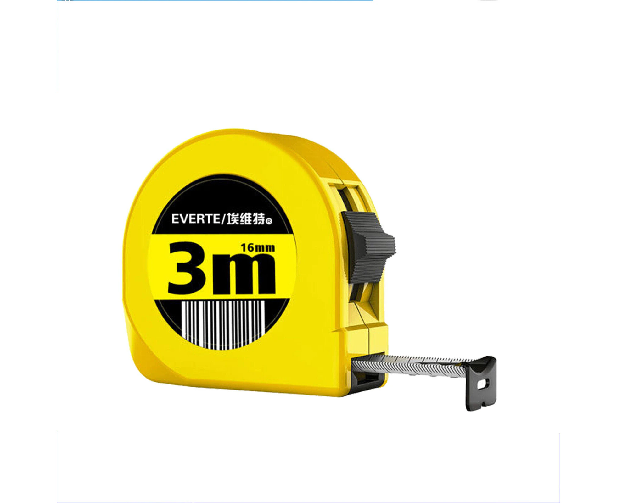 EVERTE 3M Tape Measure Steel Measuring Ruler with Lock Metric tape measure 16MM thickness