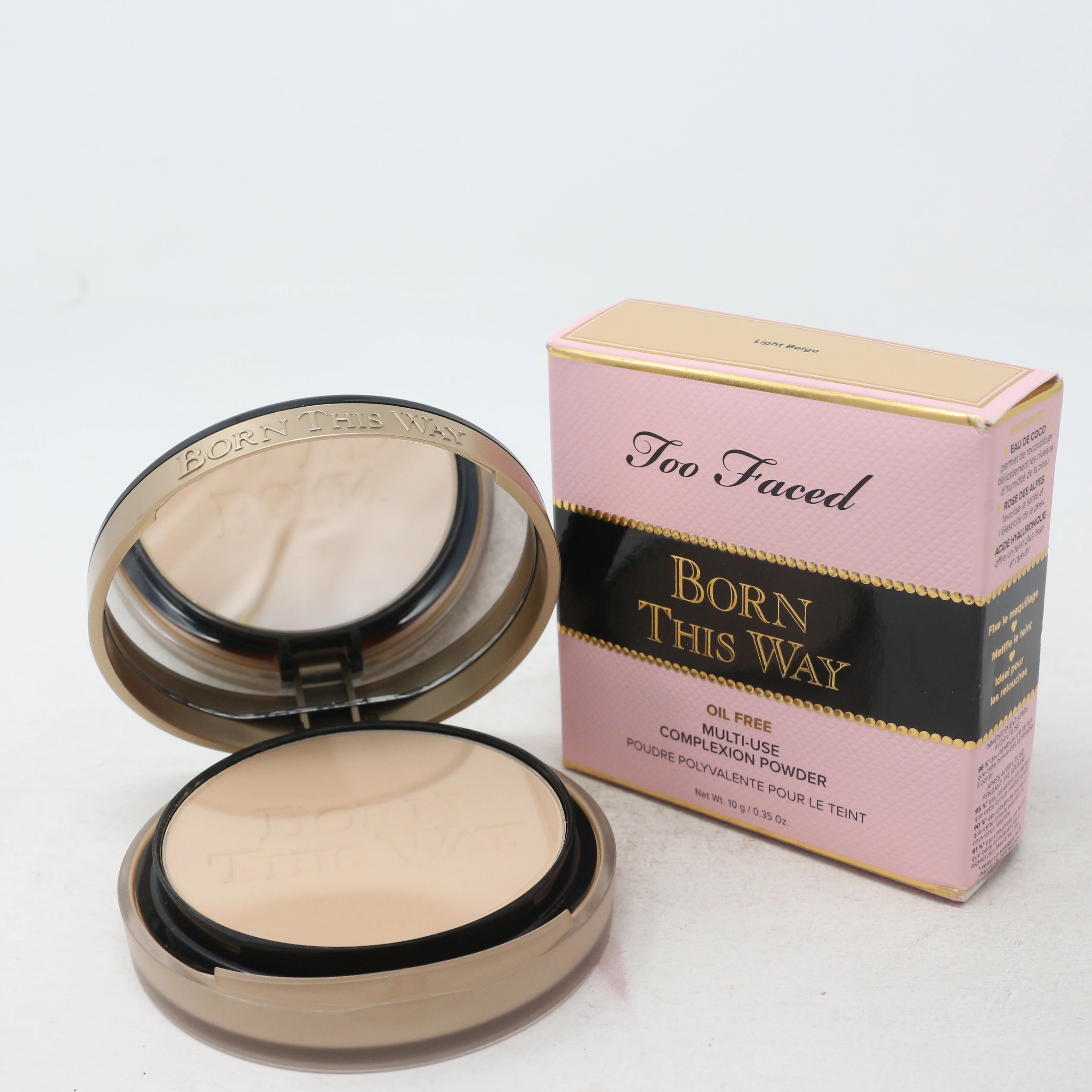 Too Faced Born This Way Oil Free Powder  0.35oz/10g New With Box