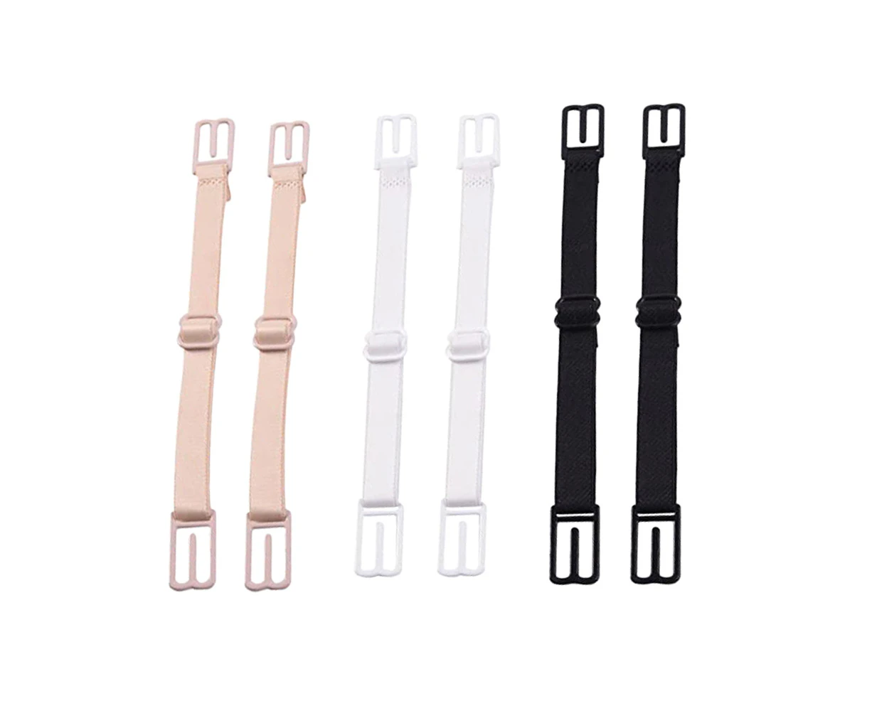 6Pcs Elastic Non Slip Bra Strap Clips Adjustable Bra Clips Bra Strap Holder