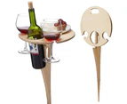 Portable Outdoor Folding Wine Table