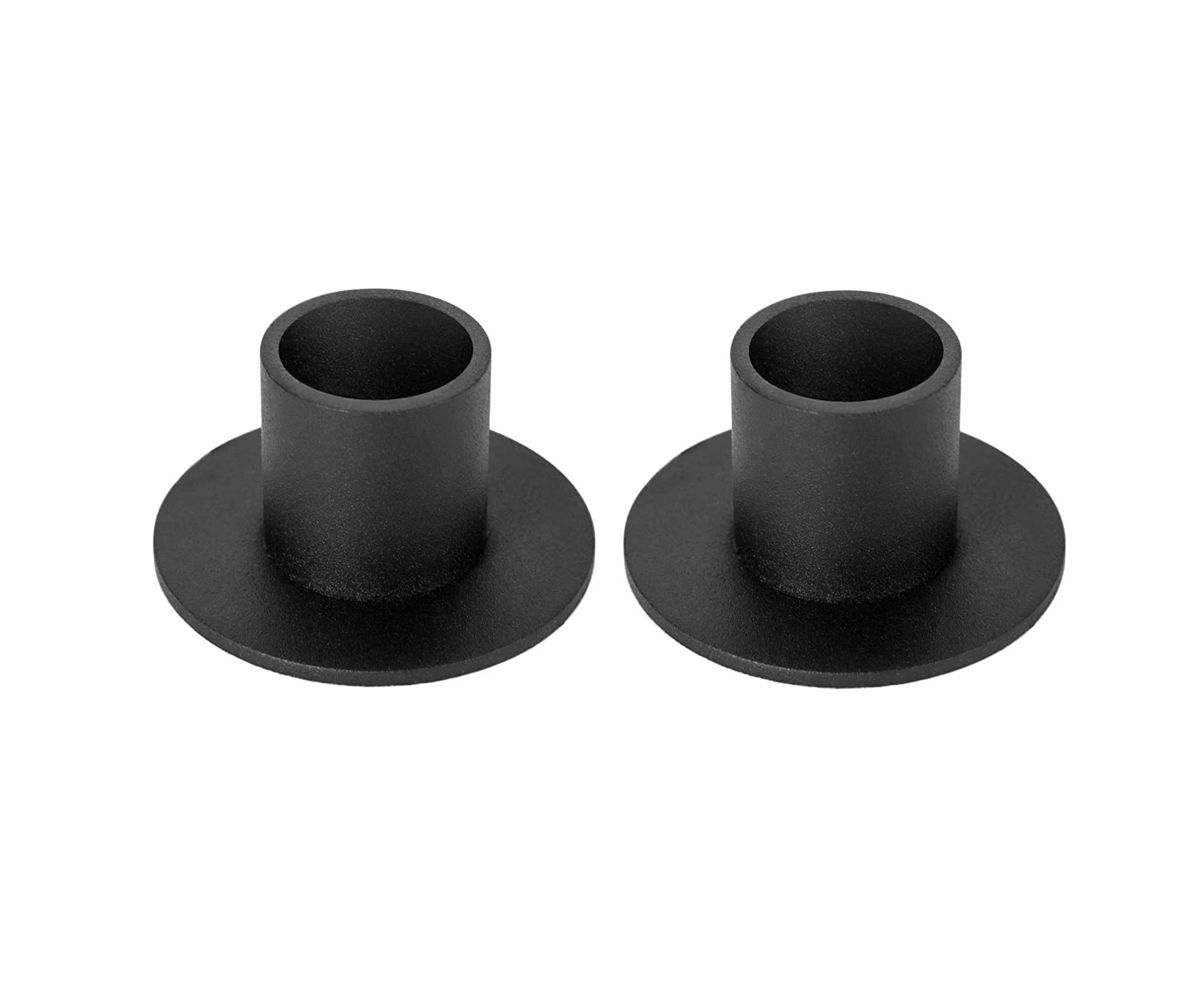 2 black candle holders, candle holders, retro wedding, Thanksgiving, Christmas approaching table decoration, home decoration