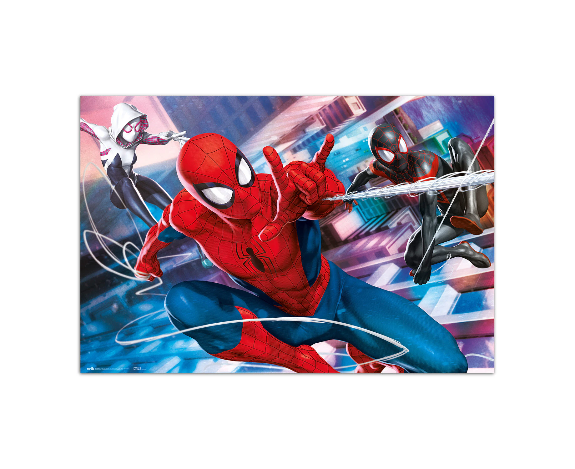 Marvel Spider Man Peter, Miles & Gwen Poster - 35.8 x 24.2 inches / 91 x 61.5 cm - Spiderman Poster - Shipped Rolled Up - Cool Posters - Art Poste - MKTPs