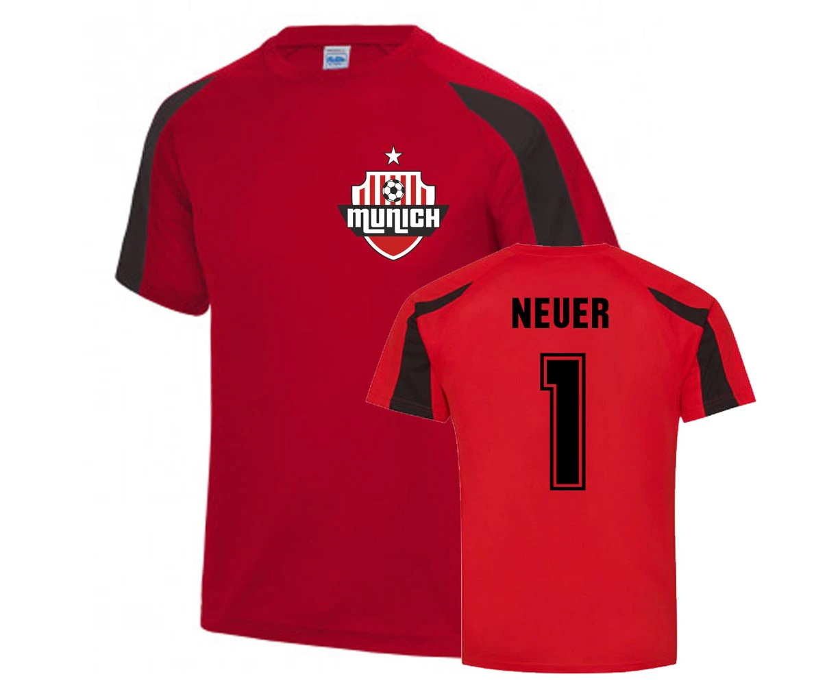 Manuel Neuer Munich Sports Training Jersey (Red)