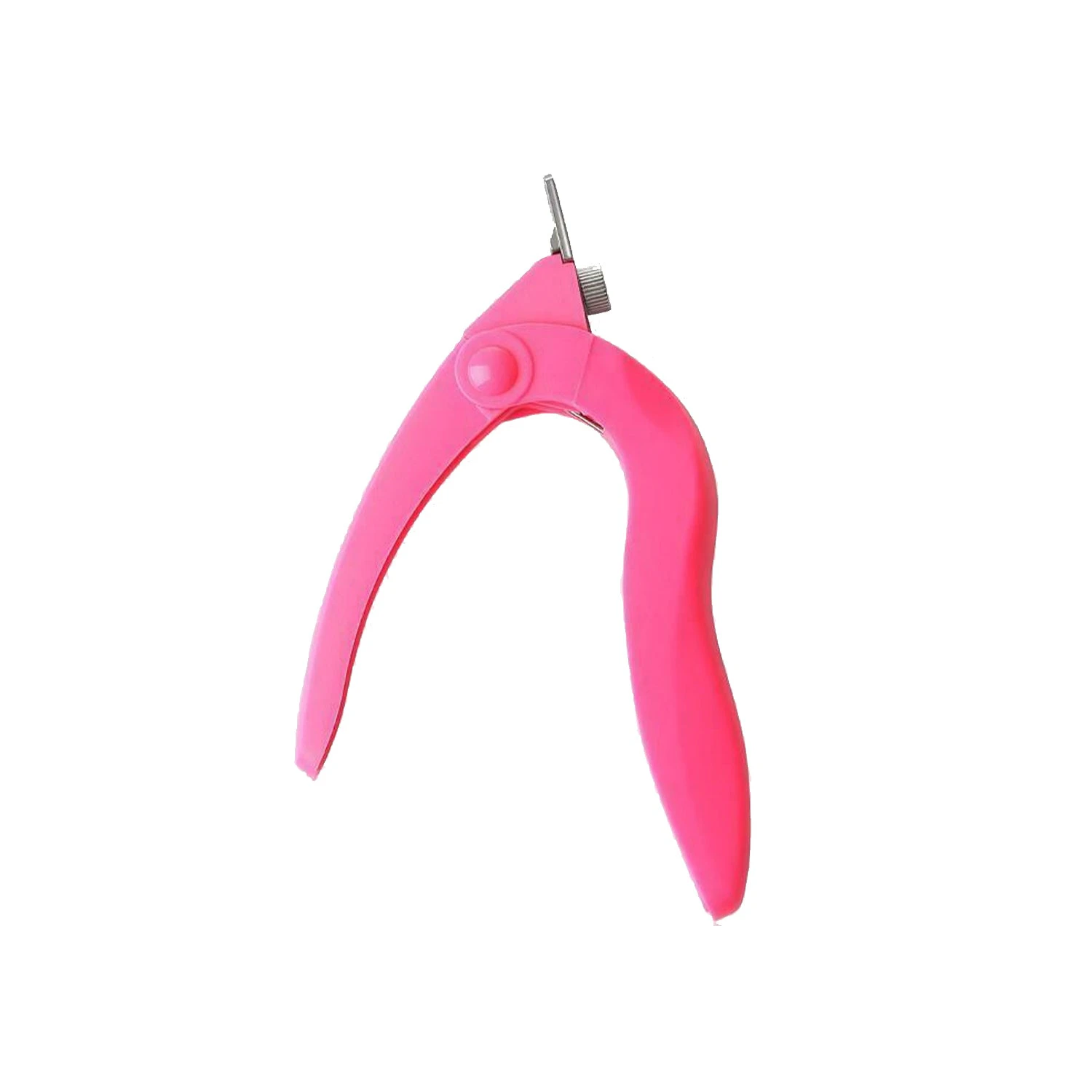 Nail Art Edge Cutter Acrylic False Clipper Tips Manicure Trimmer Clipper - Pink