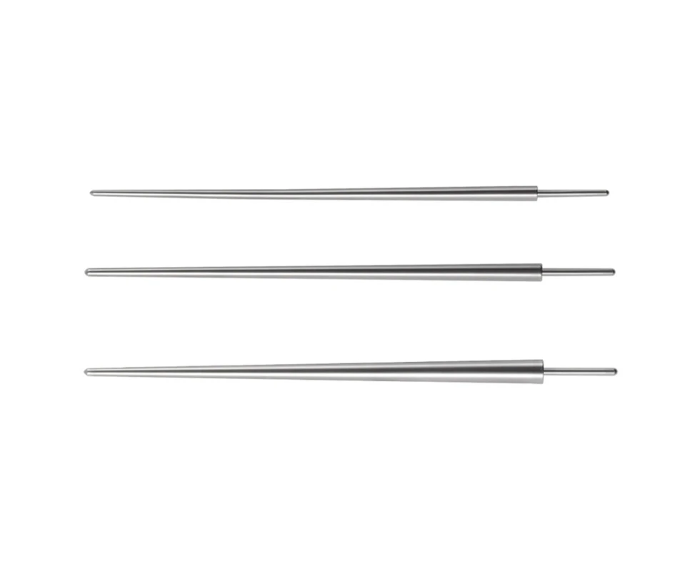 3Pcs Piercing Taper Insertion Pin for Nose Ear Navel Lip Eyebrow