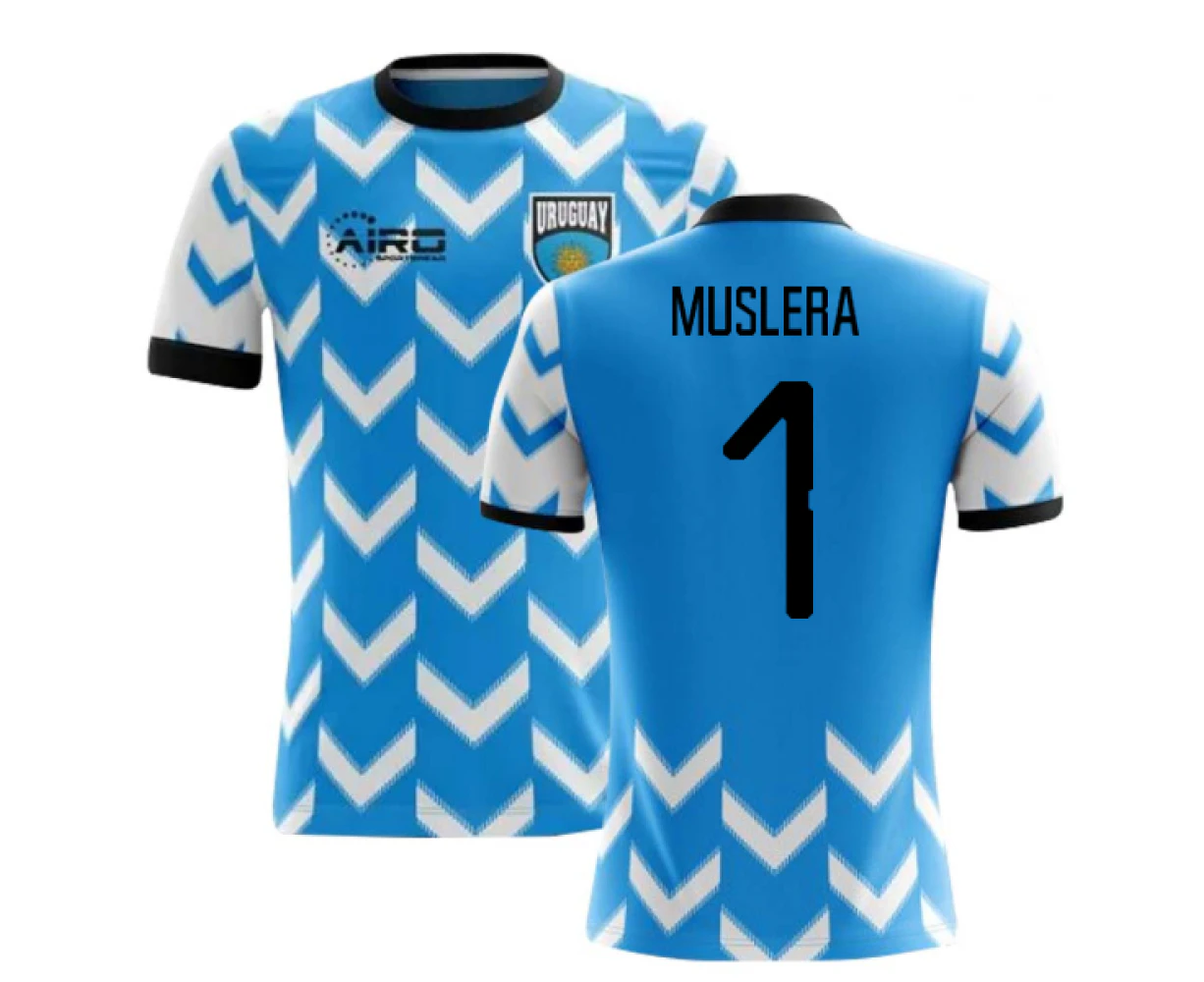 2023-2024 Uruguay Home Concept Football Shirt (Muslera 1) - Kids