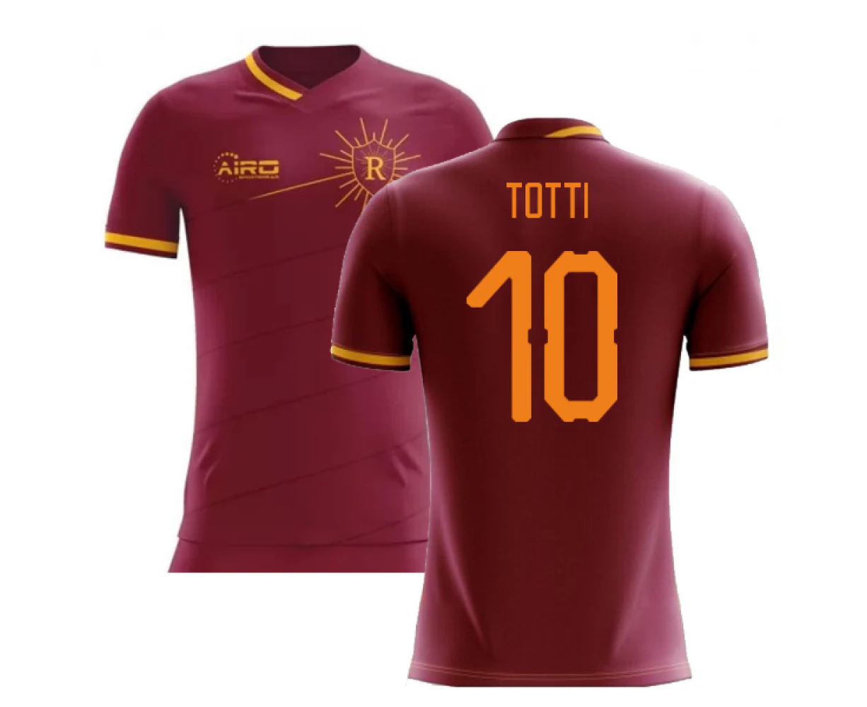 2023-2024 Roma Home Concept Football Shirt (TOTTI 10)