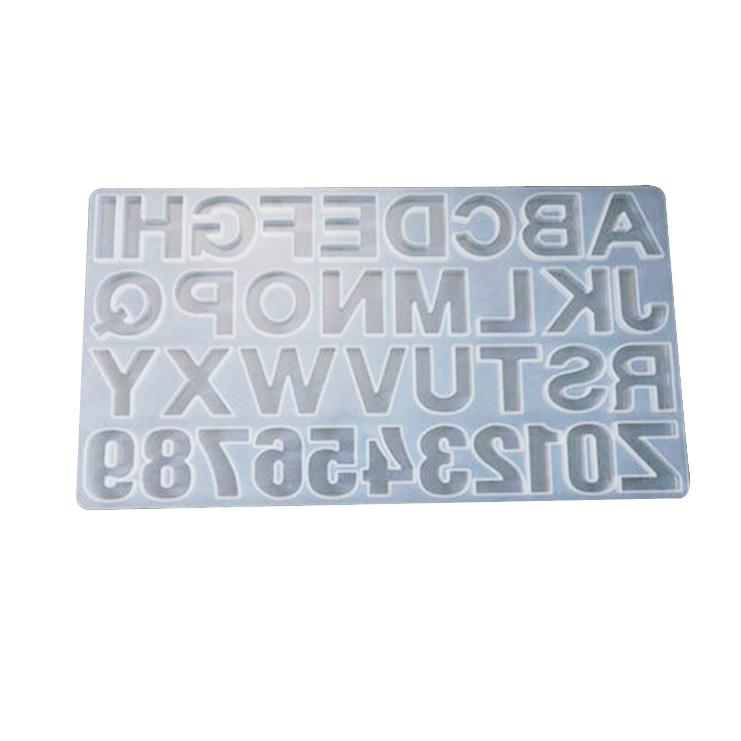 Silicone Molds Alphabet English Letter Epoxy Resin Moulds Jewelry Pendant