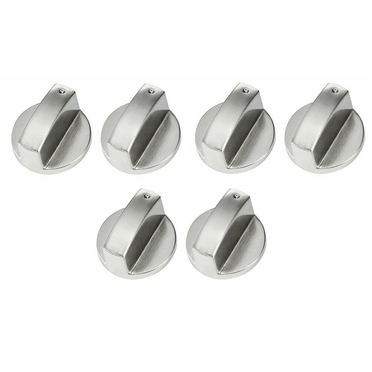 6pcs Alloy Home Kitchen Gas Stove Knobs Cooker Oven Cooktop Metal Switch Control