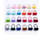 24 Pack Girls Headbands Fur Ball Fluffy Ponytail Women Girls Kids Hair Accessories