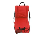Folding Stadium Chair Adjustable Angle 600D Oxford Cloth Portable Bleacher Cushions With Pocket For Sandbeach Picnic Bbq Red