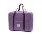 Luggage Bag Large Capacity Waterproof Storing Oxford Cloth Portable Quilt Clothes Shoes Storage Pouch for Dorm-Purple XL
