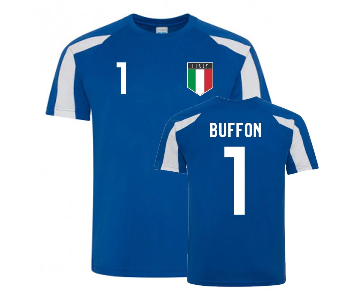 Gianluigi Buffon Italy Sports Training Jersey (Blue-White)