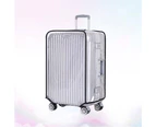 Transparent Travel Luggage Case Cover Suitcase Trolley Case Protective Bag Dustproof Protector (26 Inches)