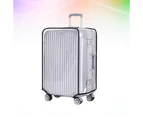 Transparent Travel Luggage Case Cover Suitcase Trolley Case Protective Bag Dustproof Protector (26 Inches)