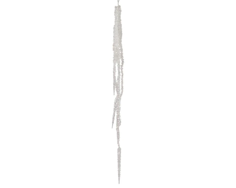 Kaemingk Acrylic Icicle Christmas Tree Decoration (Snow) - ST9448