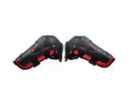 RIDERACT® Adult’s Knee Protectors SafeMode-v1 Red Knee Guards Biker Gear