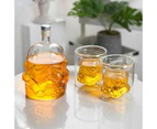 Creative Star Wars Force 750ml Glass Decanter with 2 Whiskey Glasses Bottle