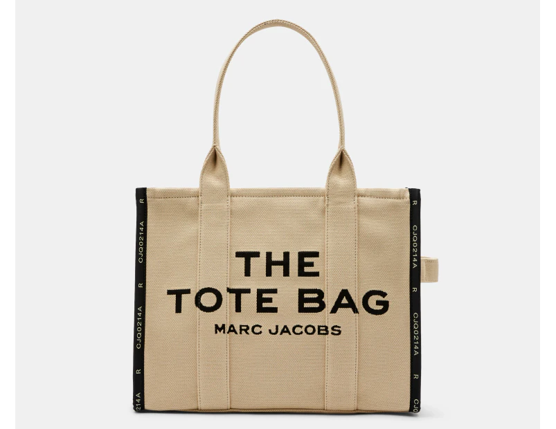 Marc Jacobs The Jacquard Large Tote Bag - Warm Sand/Nickel