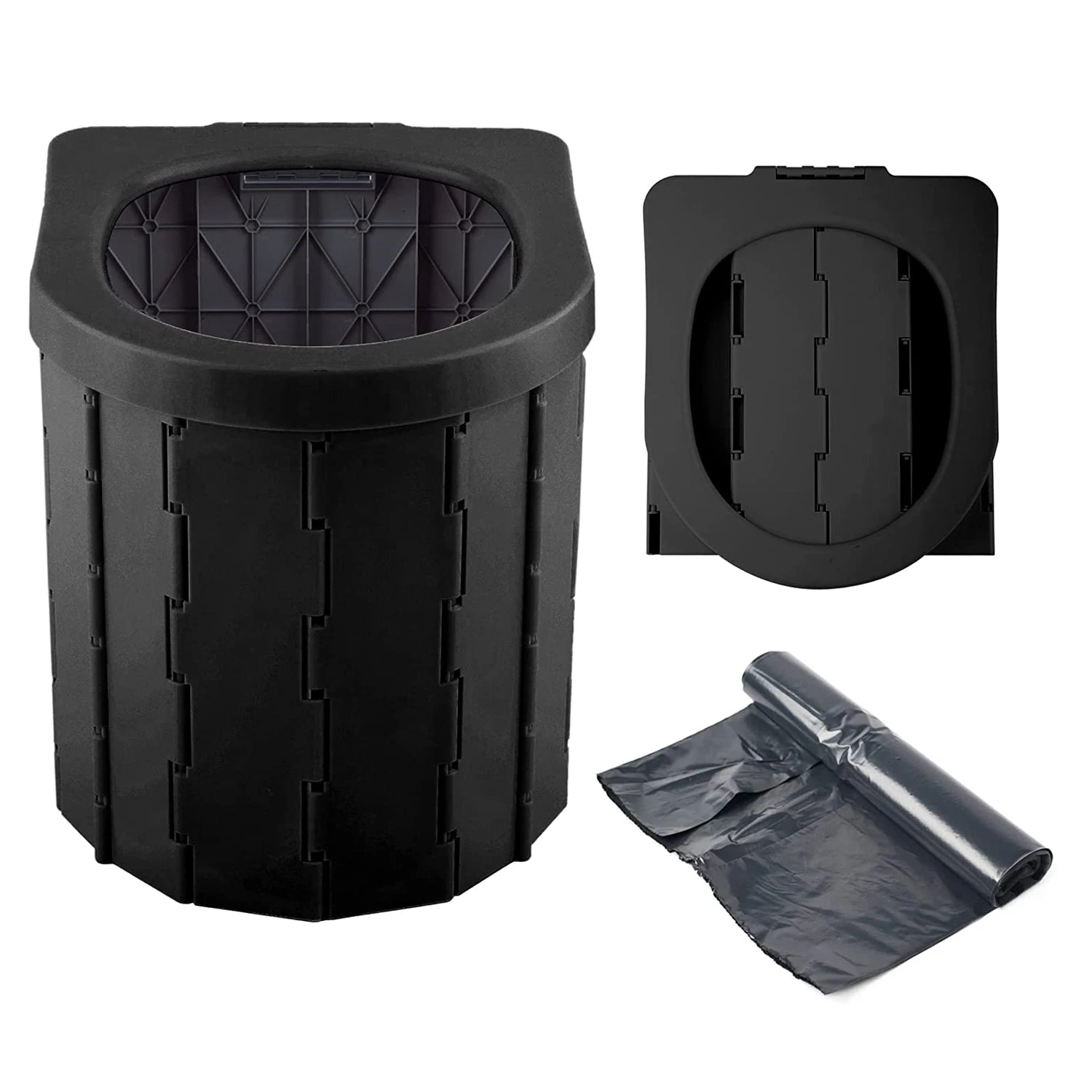 Portable Toilet for Outdoors& Indoors Camping Travel