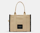 Marc Jacobs The Jacquard Large Tote Bag - Warm Sand/Nickel