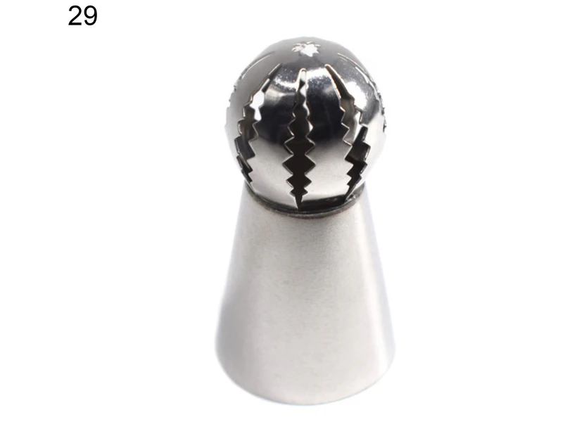 ishuif Icing Nozzle Exquisite Wide Application Stainless Steel Cake Decorating Piping Tip Baking Accessories-29
