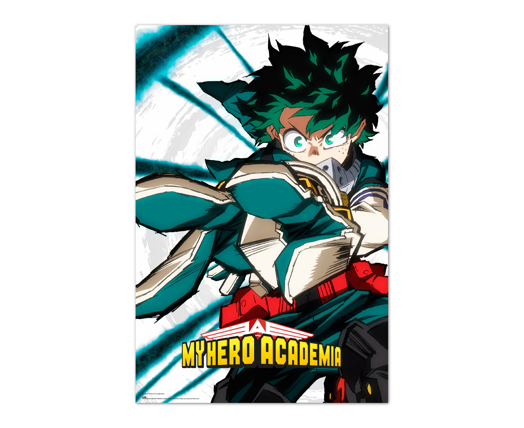 Official My Hero Academia Izuku Midoriya Poster - 35.8 x 24.2 inches / 91 x 61.5 cm - Shipped Rolled Up - Cool Posters - Art Poster - Posters & Pr - MKTPs