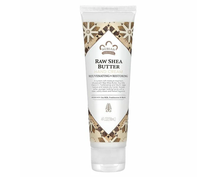 Hand Cream, Raw Shea Butter, 4 fl oz (118 ml)