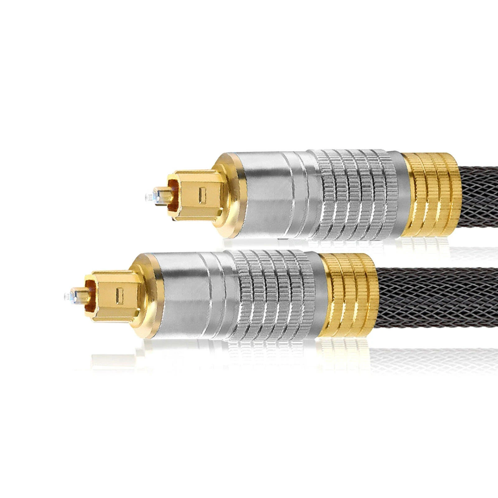 Ultra Premium Toslink Optical Fibre Cable Gold Plated 5.1 7.1 7.2 Digital Audio