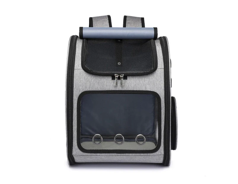 Large Capacity Comfortable Pet Backpack - Gray