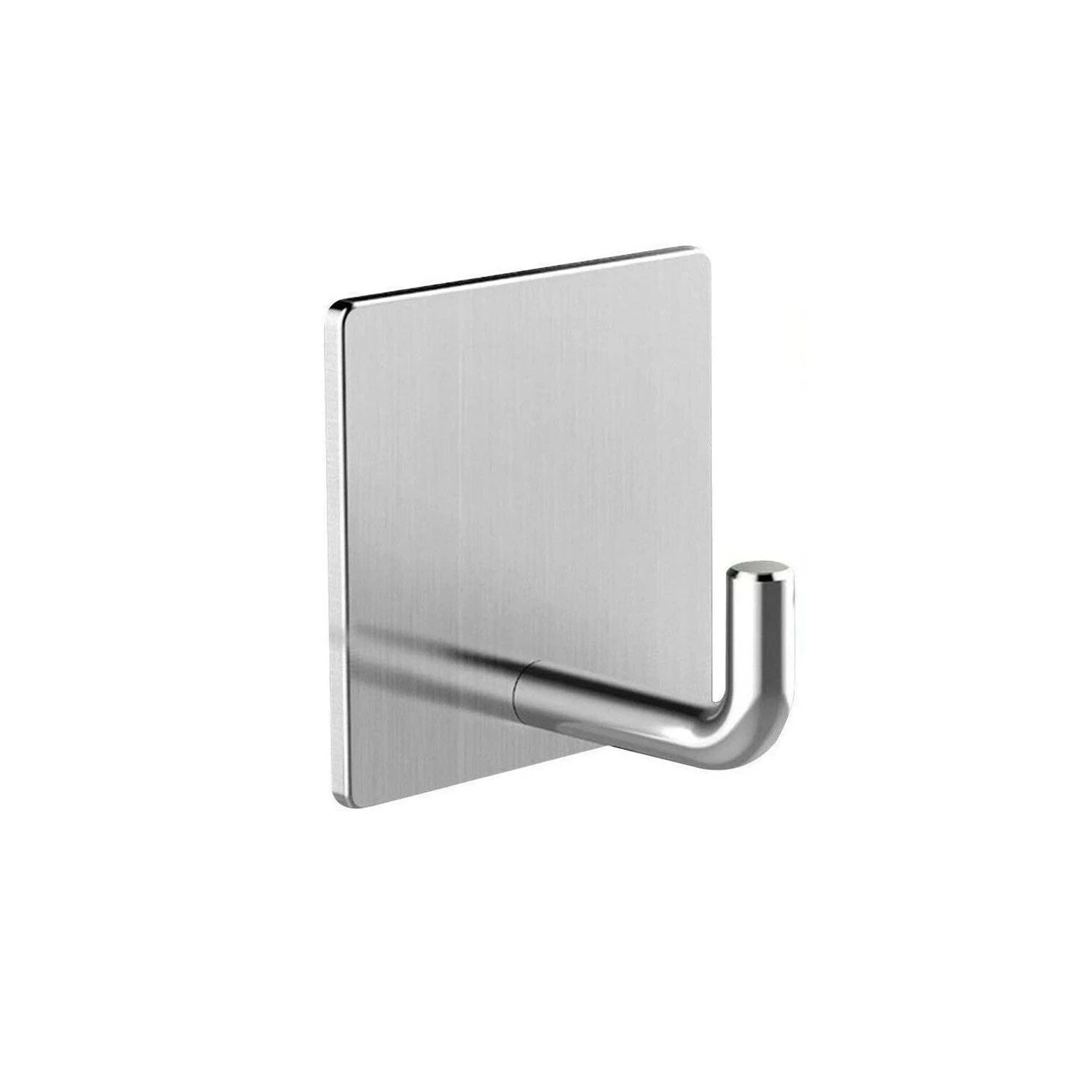 5PCS Stainless Steel Hooks Self Adhesive Wall Hooks Waterproof Stick