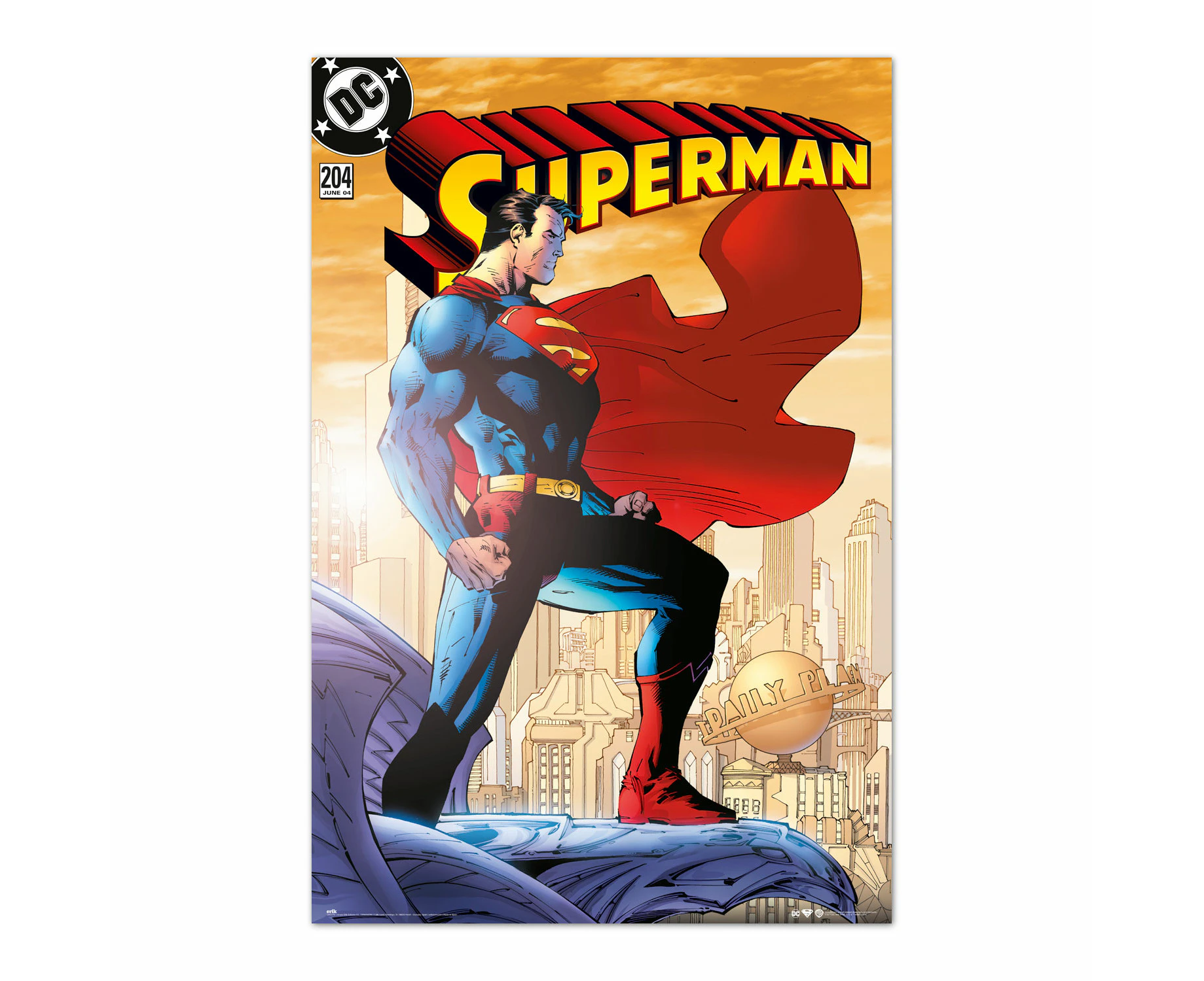 DC Comics Superman Hope Poster - 35.8 x 24.2 inches / 91 x 61.5 cm - Shipped Rolled Up - Cool Posters - Art Poster - Posters & Prints - Wall Poste - MKTPs