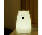Led Cute Bear Gift Bedroom Night Light Bedside Toy Dimming USB Rechargeable Kids