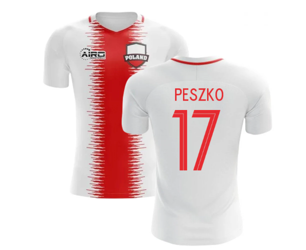 2022-2023 Poland Home Concept Football Shirt (Peszko 17)