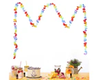 2pcs 3M Hawaiian Flower Lei Bunting Banner Hanging Garland Party Decorations Party Favor
