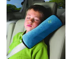 1/2× Kids Safety Seat Belt Cushion Pillow & Shoulder Pad - Beige