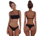 Women Bikini top Solid Bikini Push-up Pad Bra Brazilian Swimwear Bathing Tanks Swimming Swimsuit Top