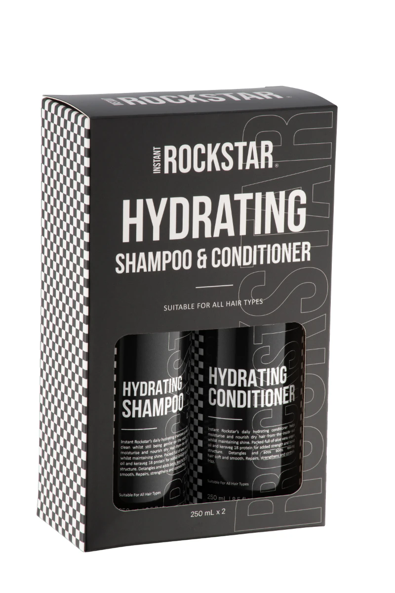 Instant Rockstar Daily Hydrating Shampoo & Conditioner Duo 250ml x 2