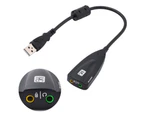 Buutrh External 7.1 Channel USB Sound Cable for PC Laptop