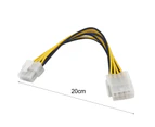 Buutrh 8Pin Male to Female CPU Cable Extension Cord Connector