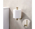 Stainless Steel Toilet Paper Holder Wall Mounted Toilet Roll Holder Stand for Bathroom Paper Roller Accessory Brushed Gold Toilet Paper Di