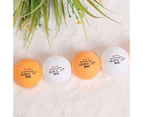 30PCS 3-Star Table Tennis Balls Professional Pingpong Ball Training Ball 40mm - Yellow
