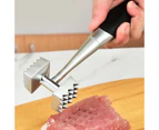 Meat Tenderizer Hammers Meat Gadgets Meat Pounder Mallets Double-sided Meat Hammers for Pounding Beef Steak Chicken Pork