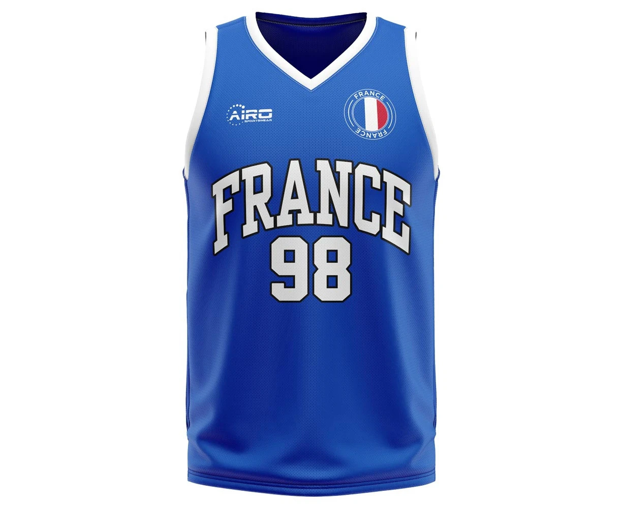 France Home Concept Basketball Shirt - Little Boys